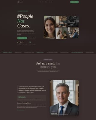 Hearth - Powerful Prisonreform Landing Page Template