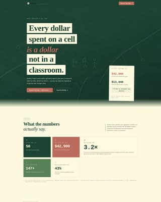 Redline - Authoritative Prisonreform Landing Page Template