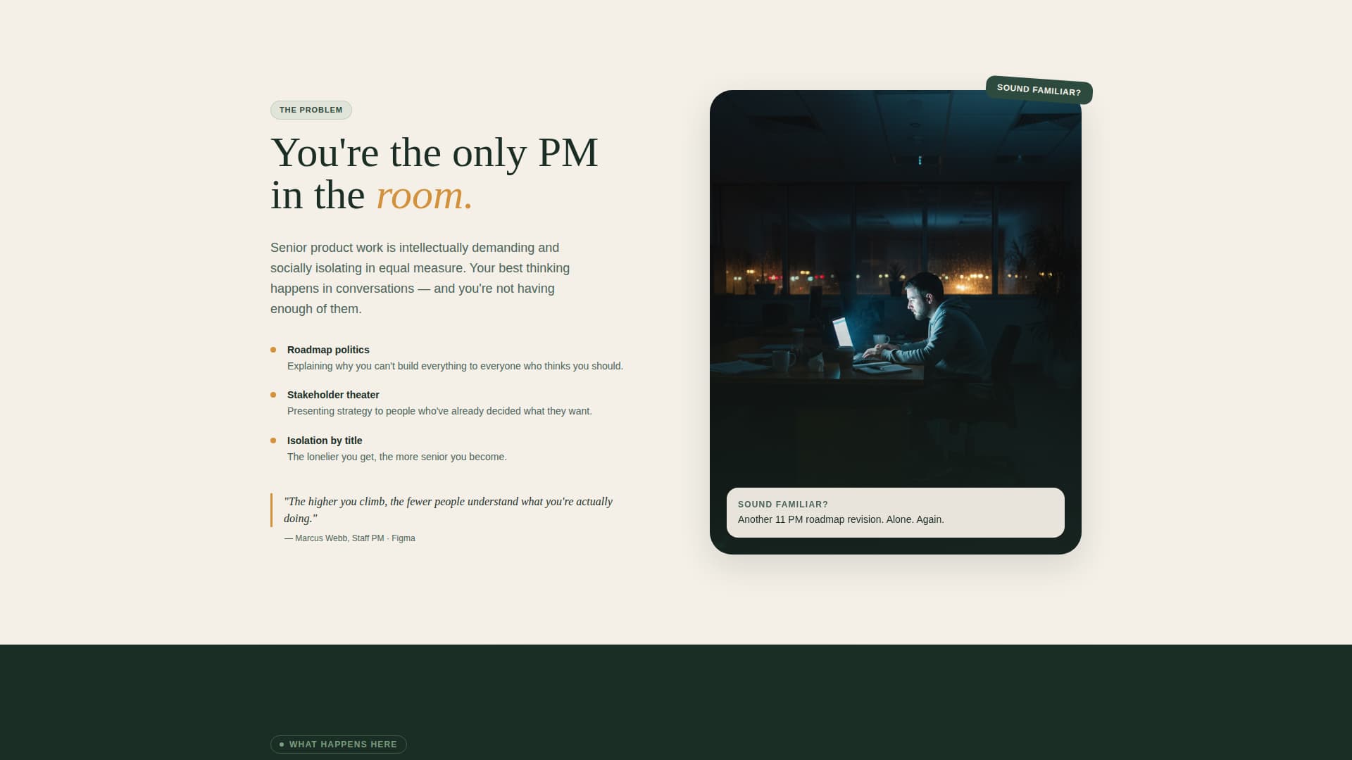 Standup - Focused Productmanagers Landing Page Template