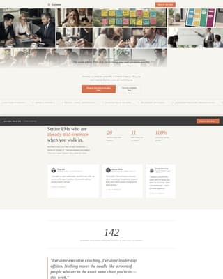 Convene - Trusted Productmanagers Landing Page Template