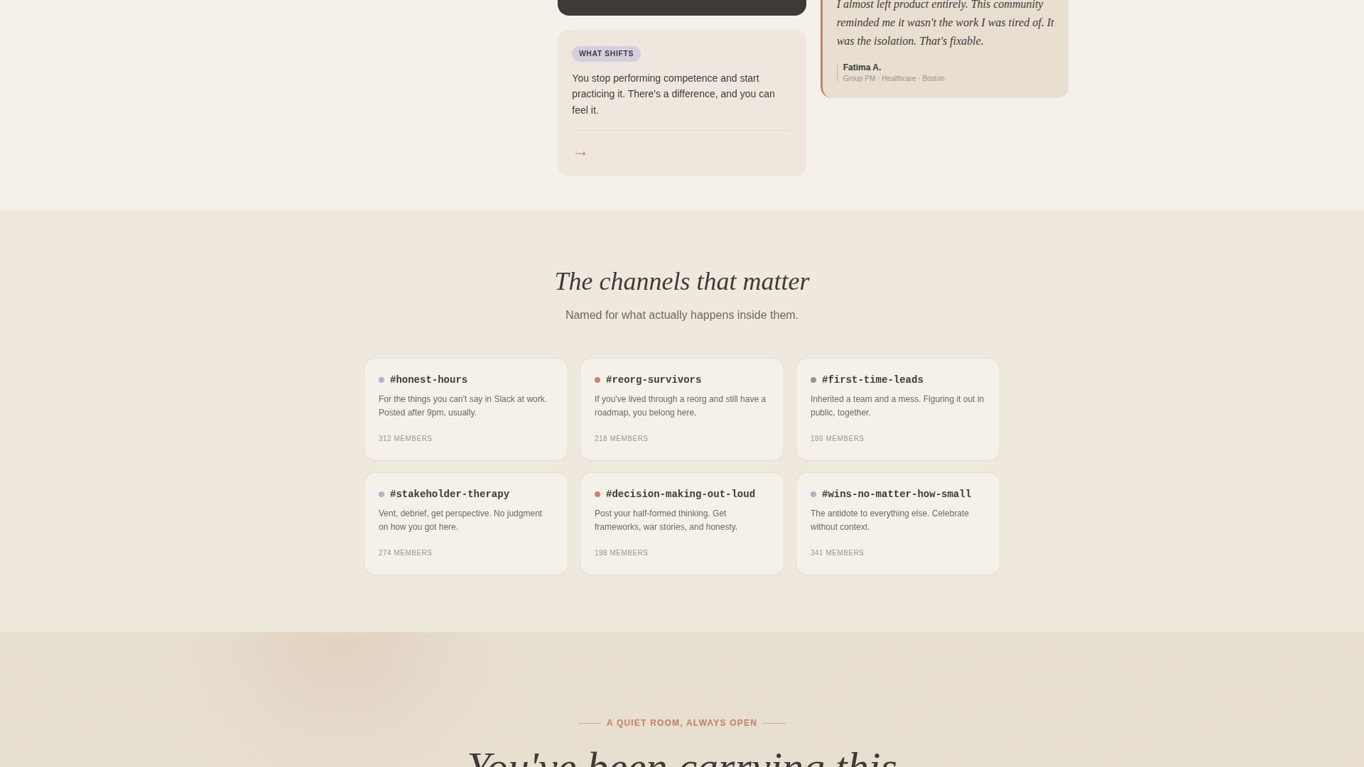 Standup - Welcoming Productmanagers Landing Page Template