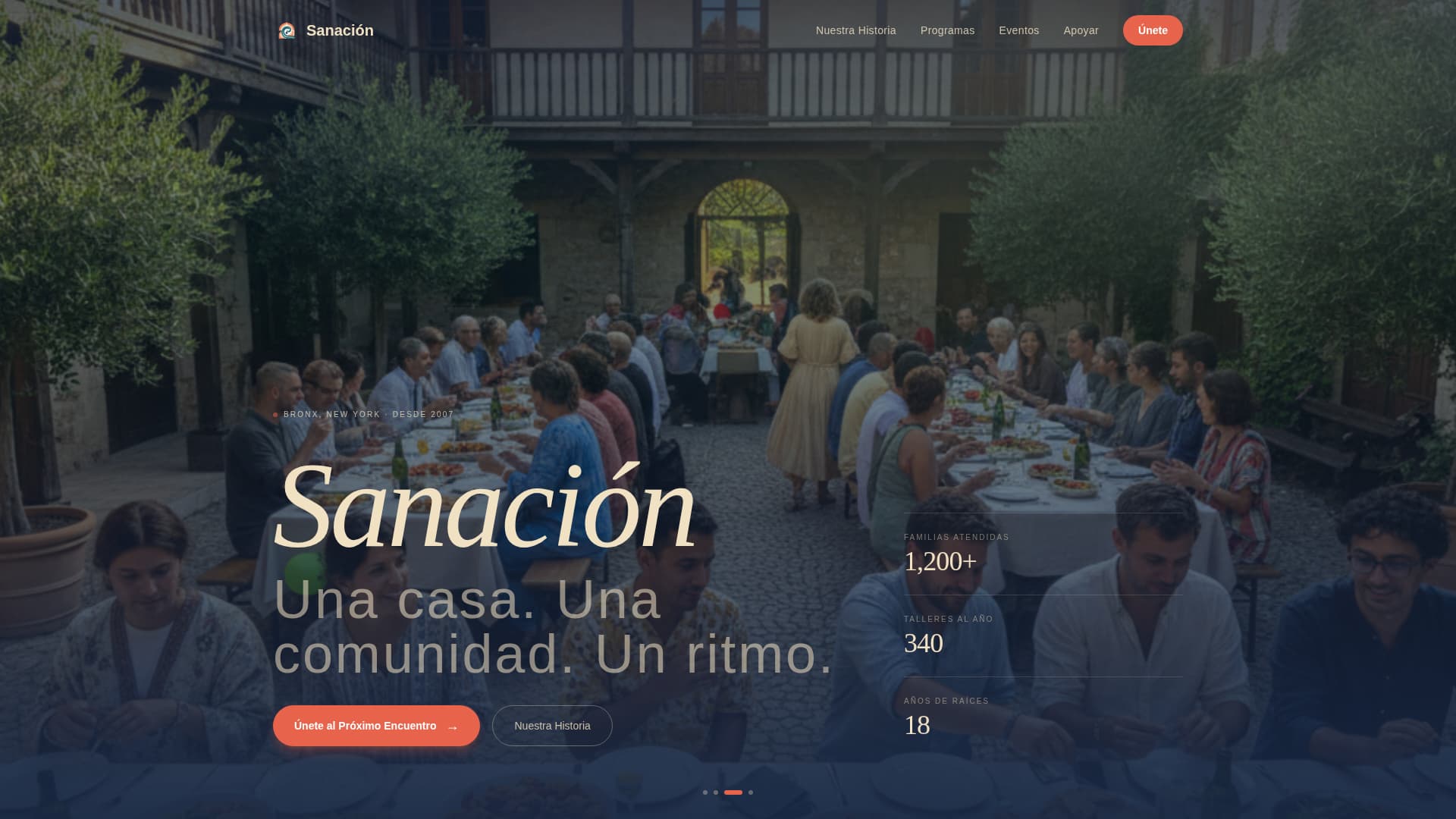 Sanacin - Vibrant Cultural Landing Page Template
