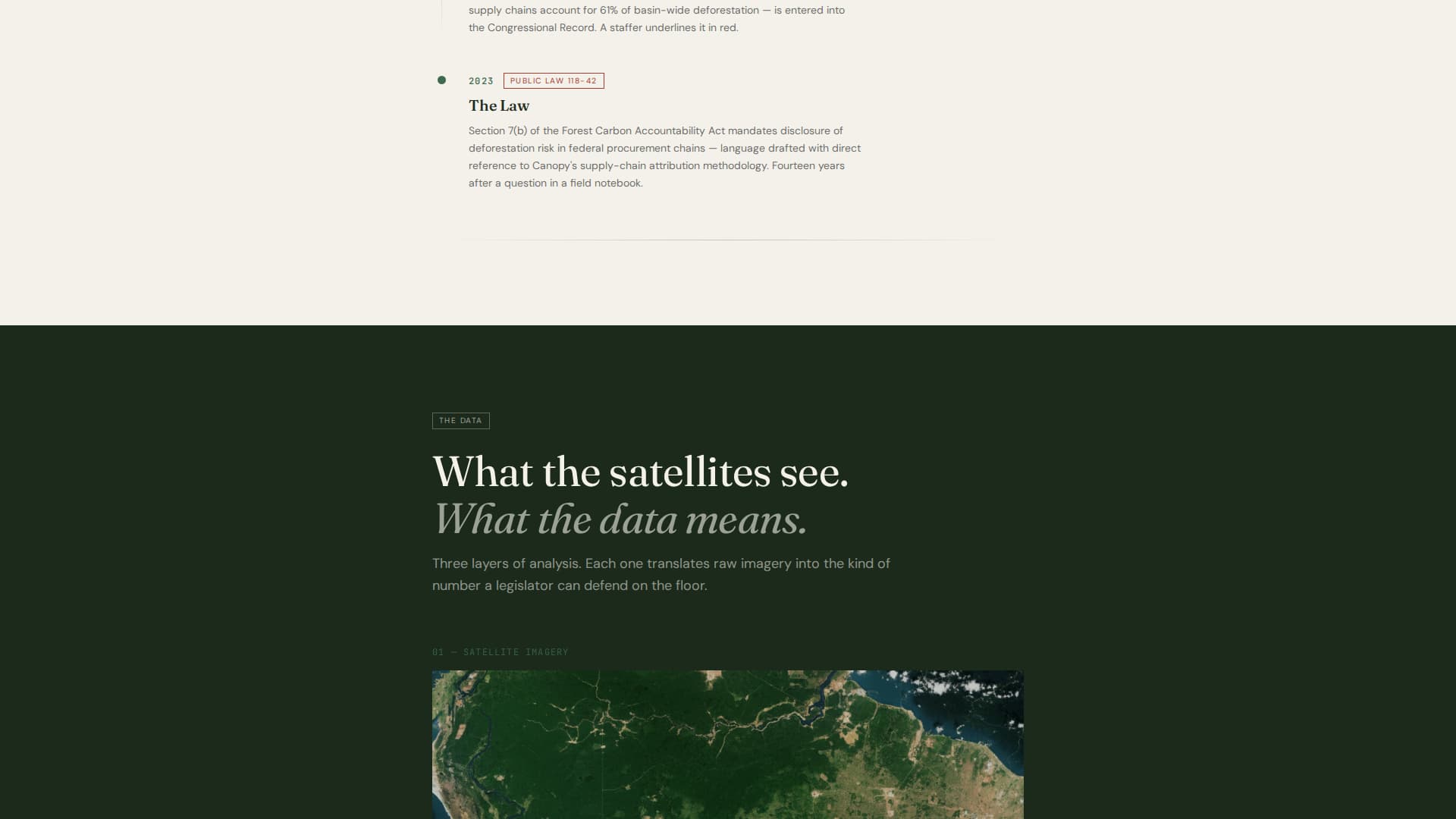 Canopy - Authoritative Rainforest Landing Page Template