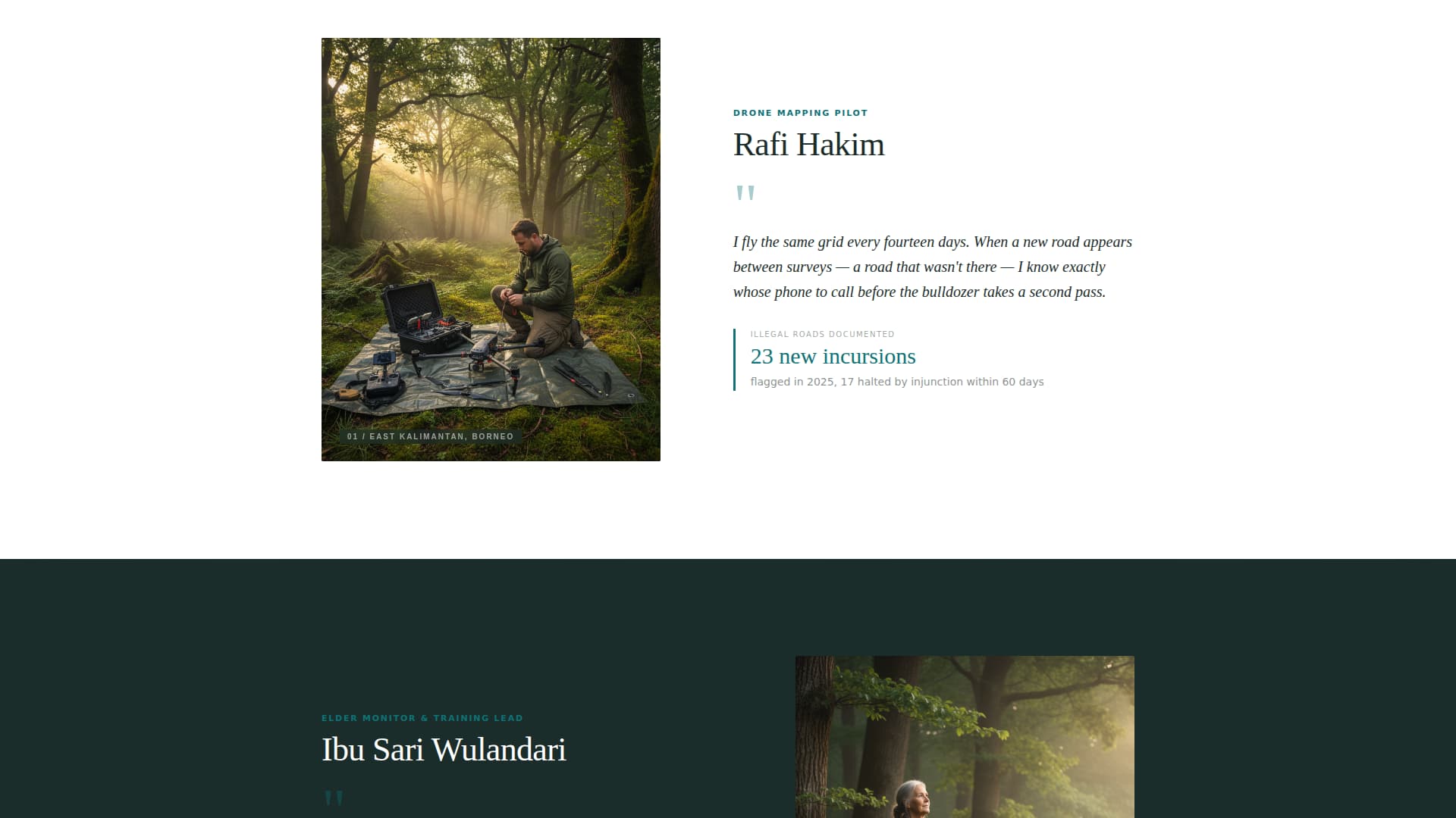 Canopy - Impactful Rainforest Landing Page Template