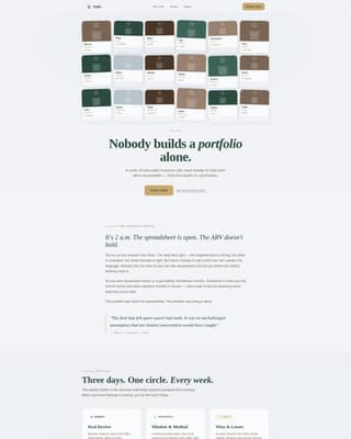 Stake - Inspiring Investors Landing Page Template