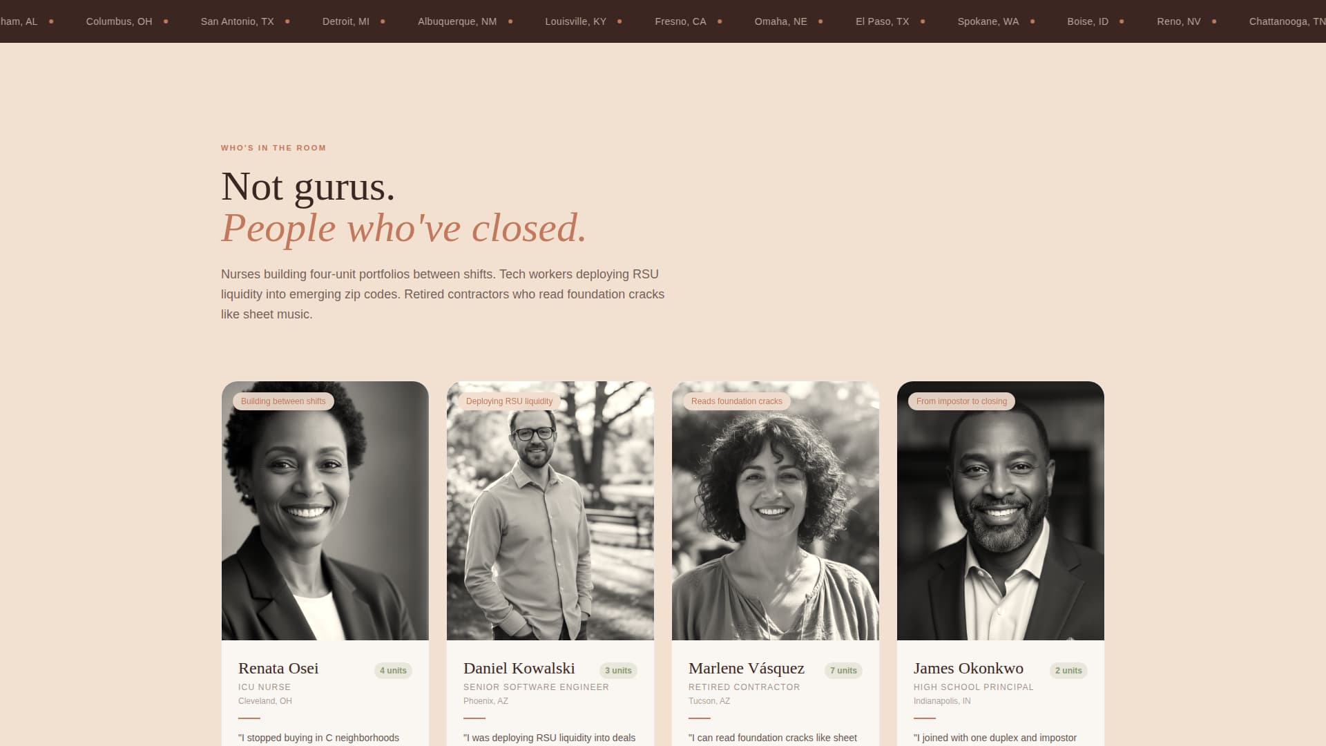 Equity - Warm Realestateinvestors Landing Page Template