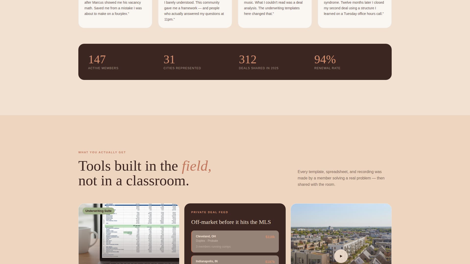 Equity - Warm Realestateinvestors Landing Page Template