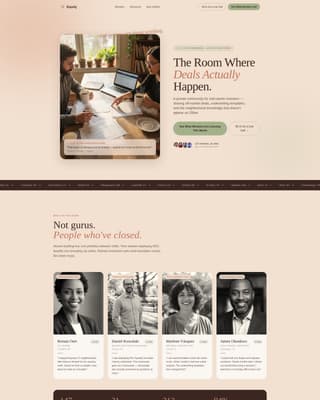 Equity - Warm Realestateinvestors Landing Page Template