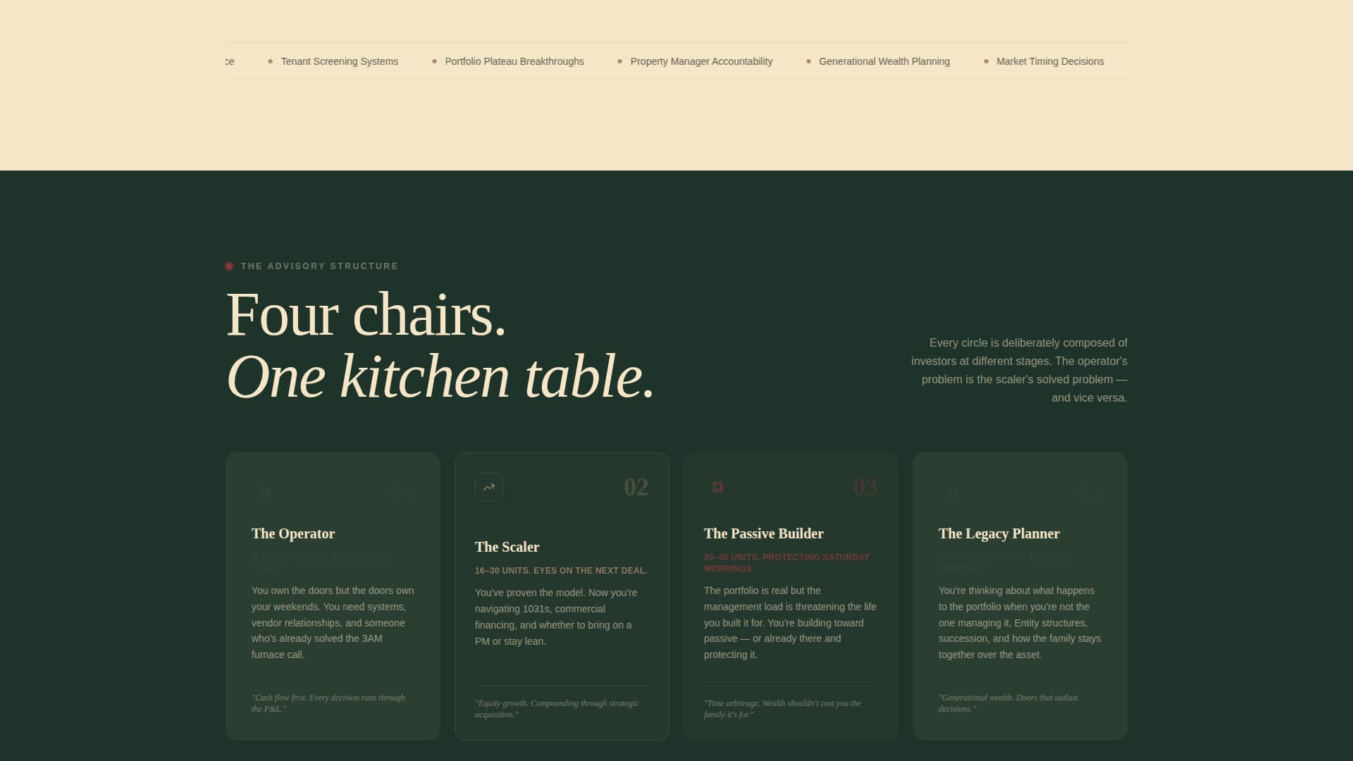 Roundtable - Trusted Investors Landing Page Template