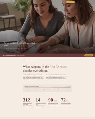 Refuge - Compassionate Migration Landing Page Template