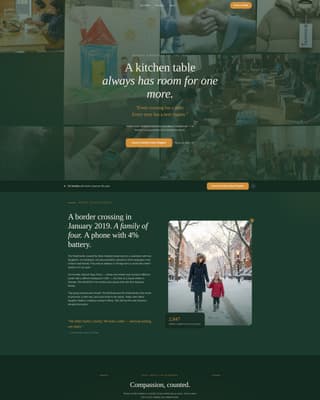 Hearth - Compassionate Refugee Landing Page Template