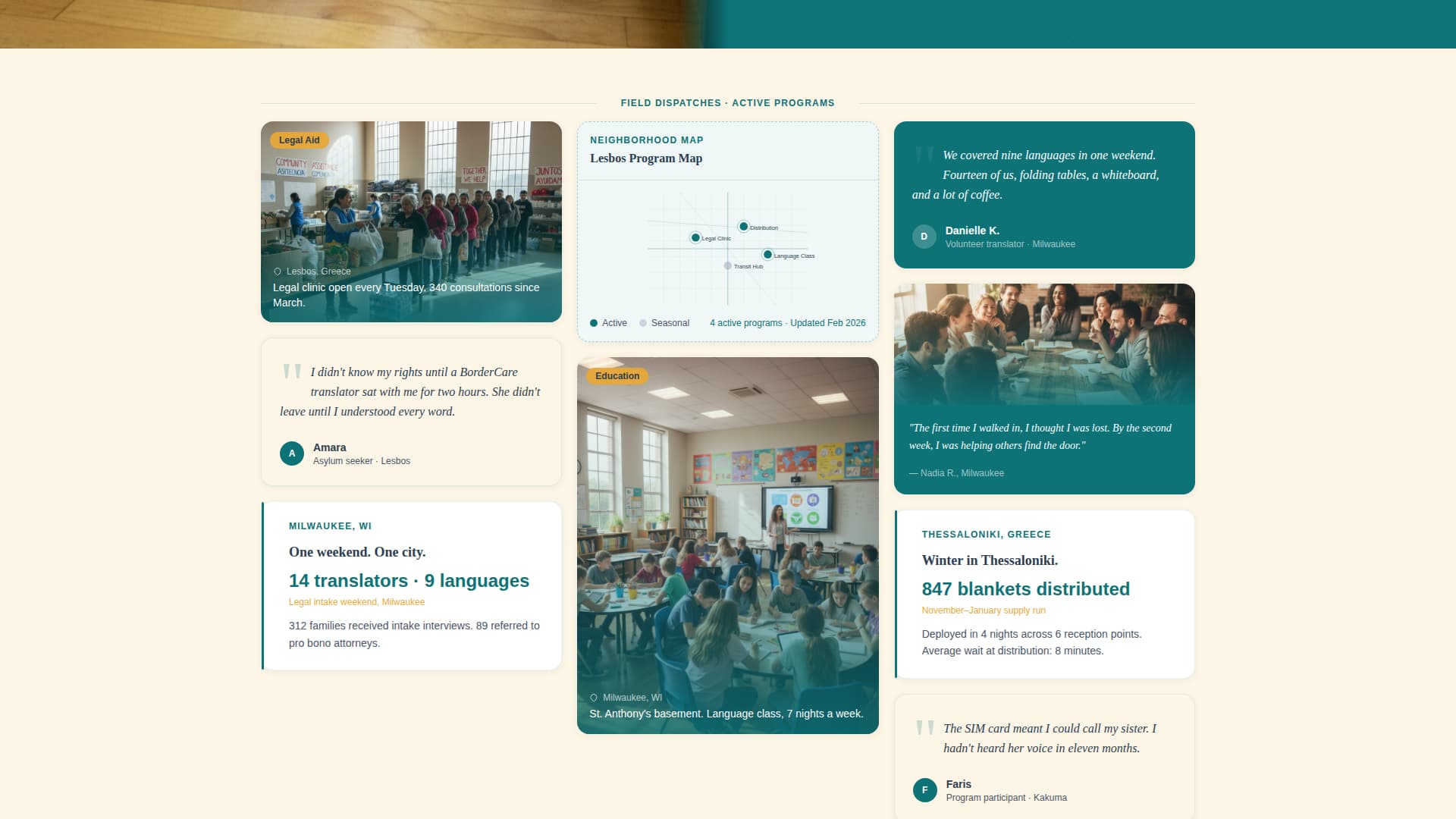 Passage - Humanitarian Refugee Landing Page Template