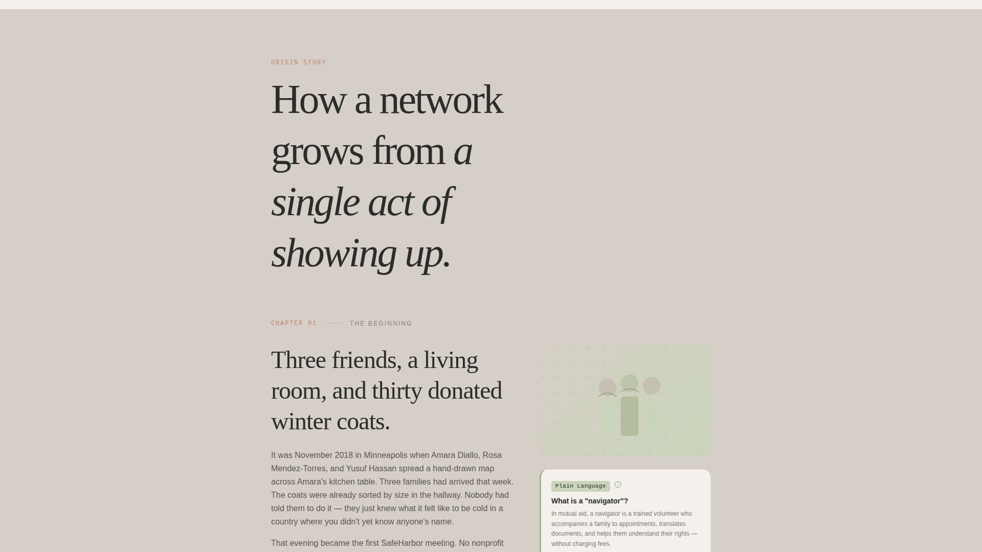 Passage - Compassionate Refugee Landing Page Template