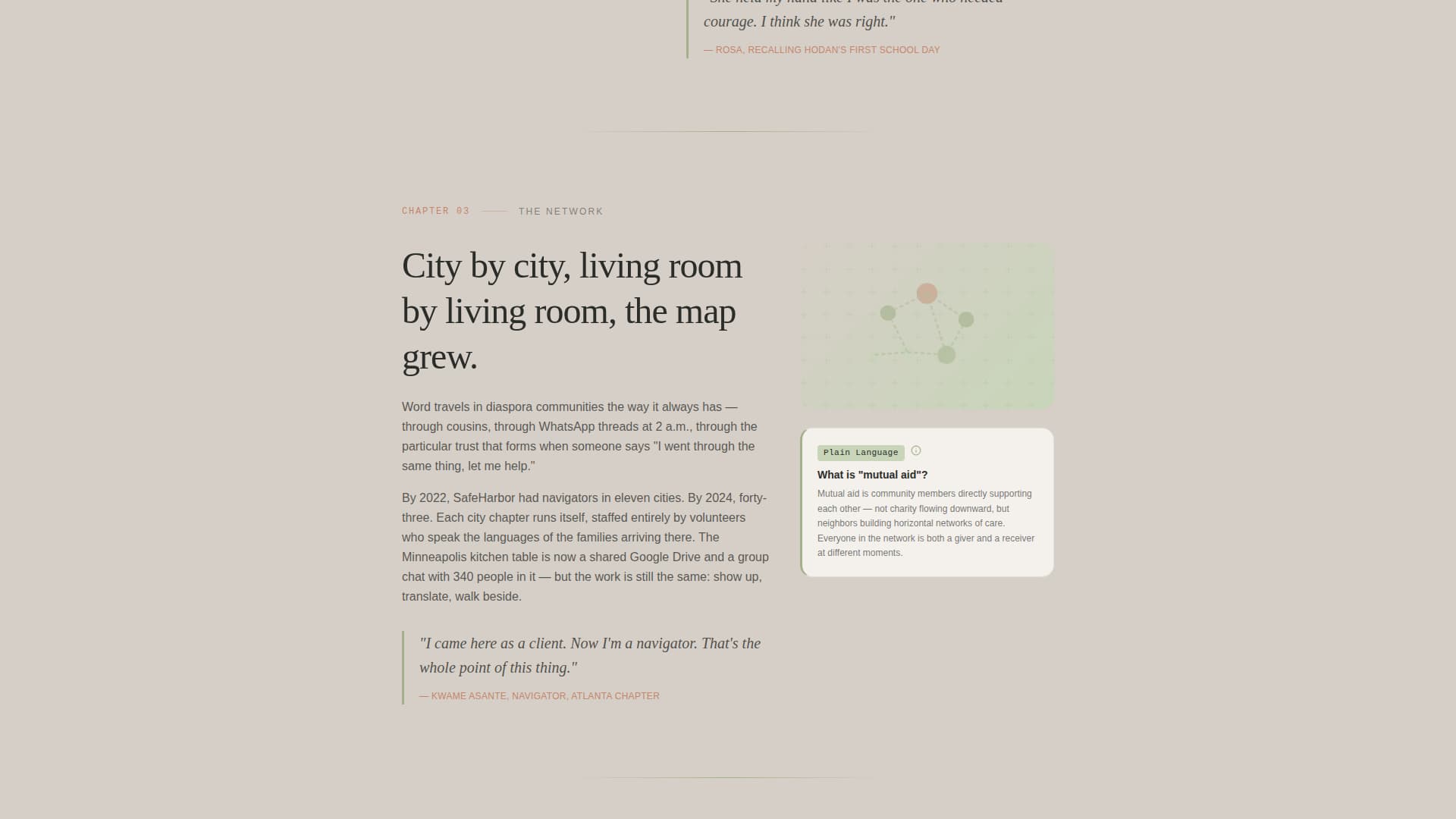 Passage - Compassionate Refugee Landing Page Template