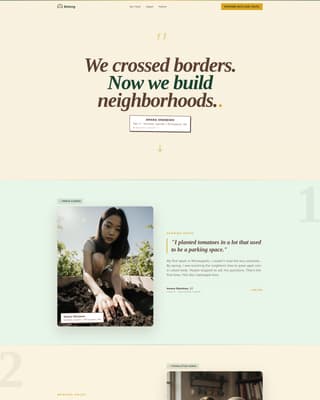 Belong - Empowering Refugeeyouth Landing Page Template