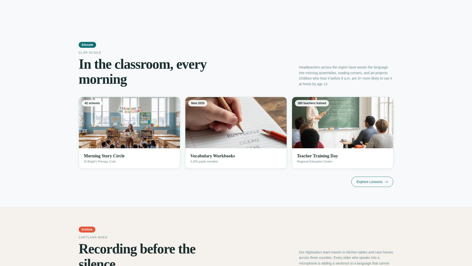 Tongue - Vibrant Language Landing Page Template