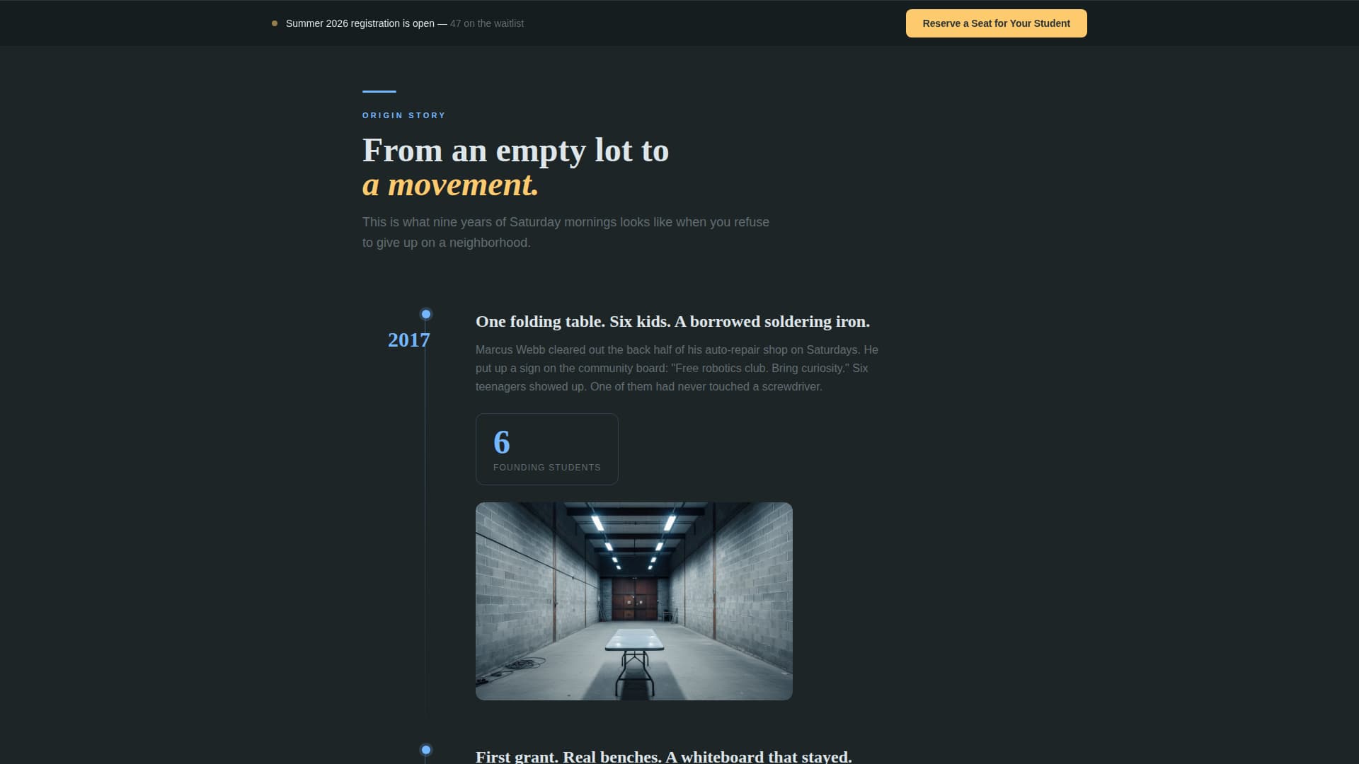 Catalyst - Inspiring Stem Landing Page Template