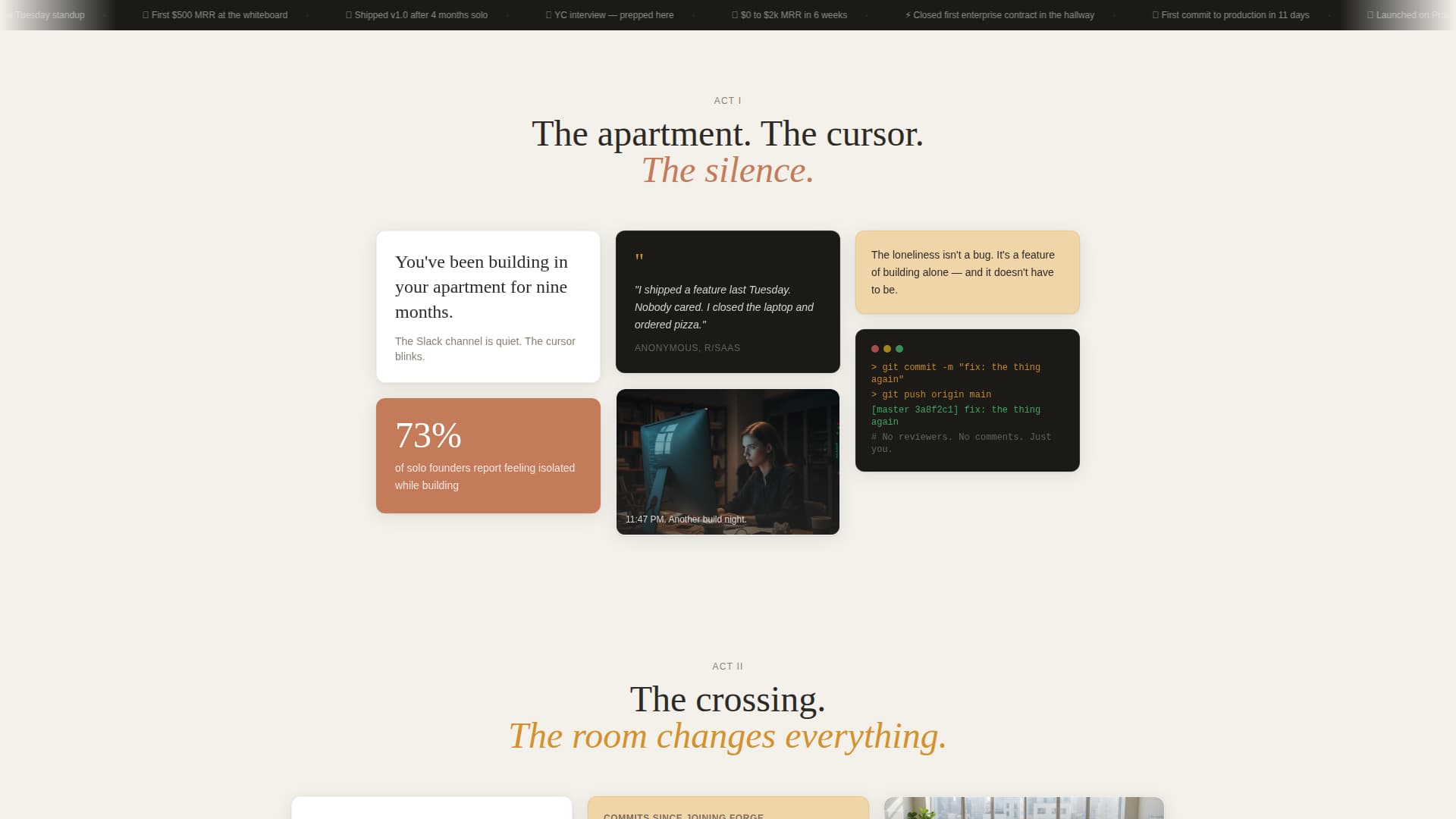 Forge - Vibrant SaaS Builders Landing Page Template