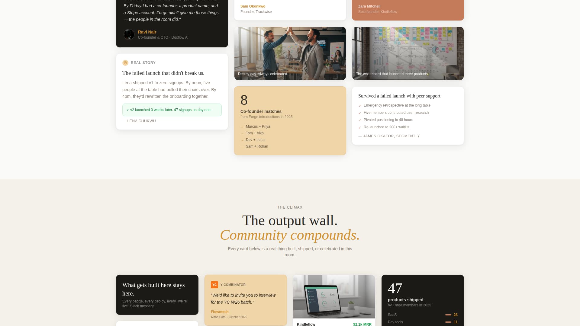 Forge - Vibrant SaaS Builders Landing Page Template