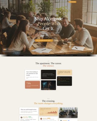 Forge - Vibrant SaaS Builders Landing Page Template