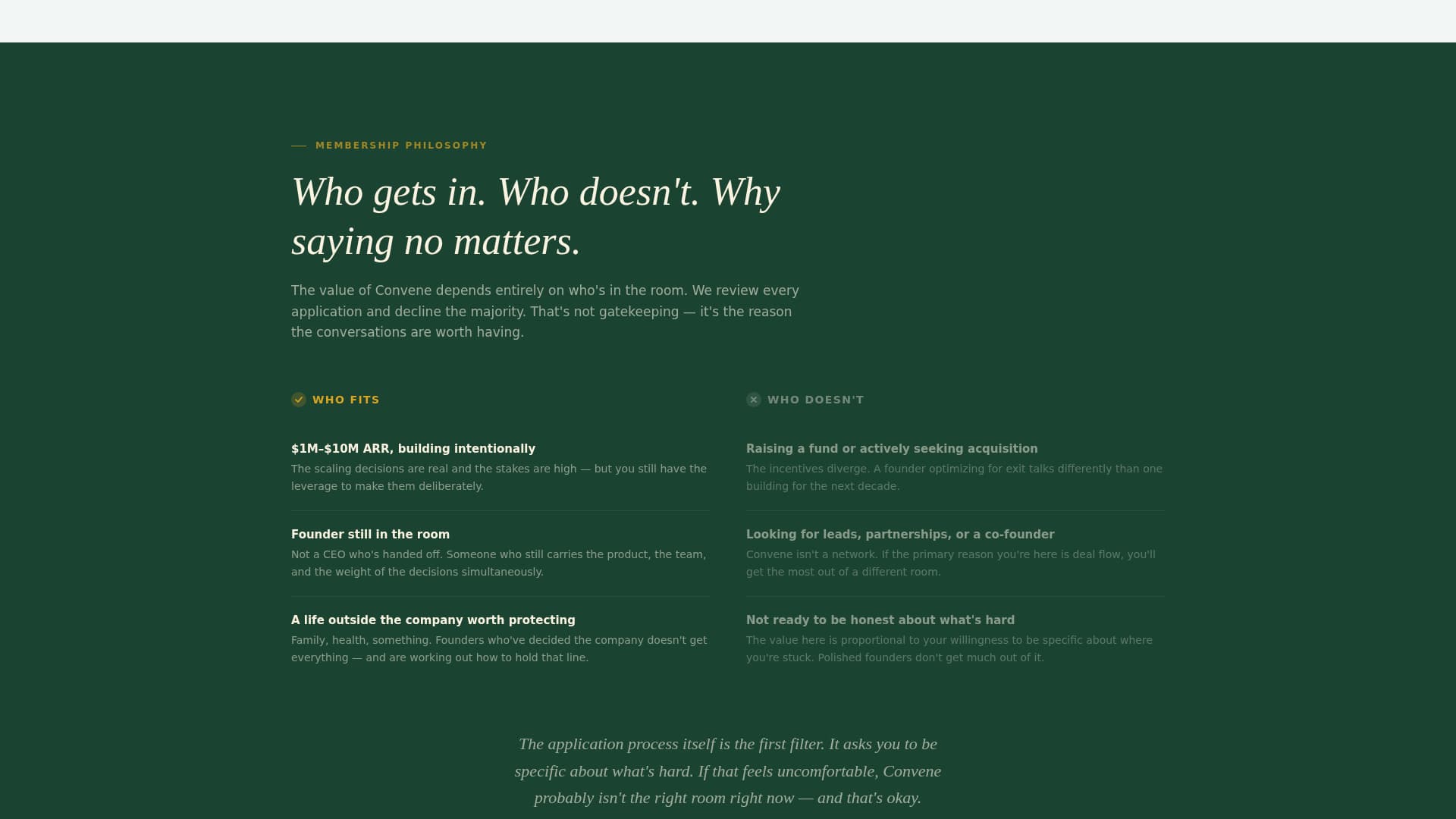 Convene - Rooted SaaS Founders Landing Page Template