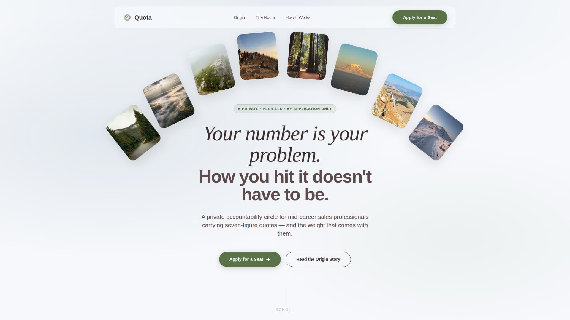 Quota - Powerful Salesaccountability Landing Page Template