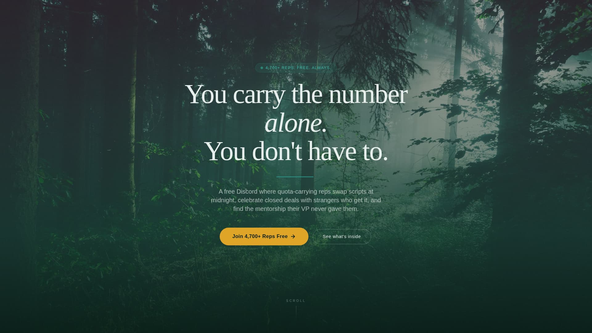 Closer - Transformative Salescommunity Landing Page Template