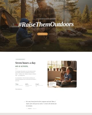 Troop - Inspiring Scouting Landing Page Template