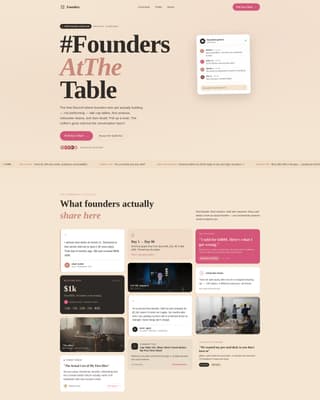 Founders - Authentic Startup Landing Page Template