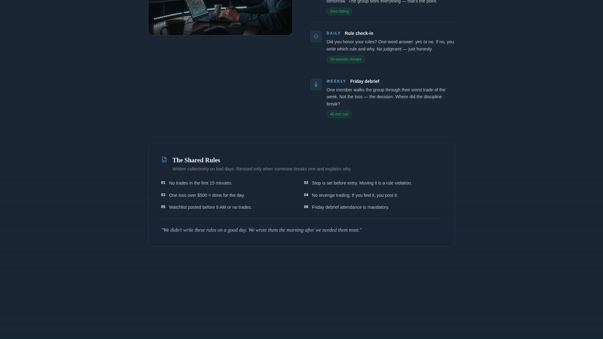 Ticker - Powerful Traders Landing Page Template