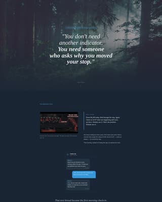 Ticker - Powerful Traders Landing Page Template