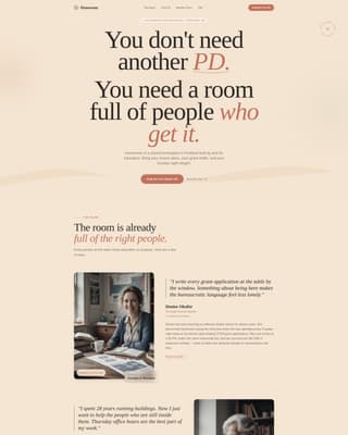Homeroom - Inspiring Educators Landing Page Template