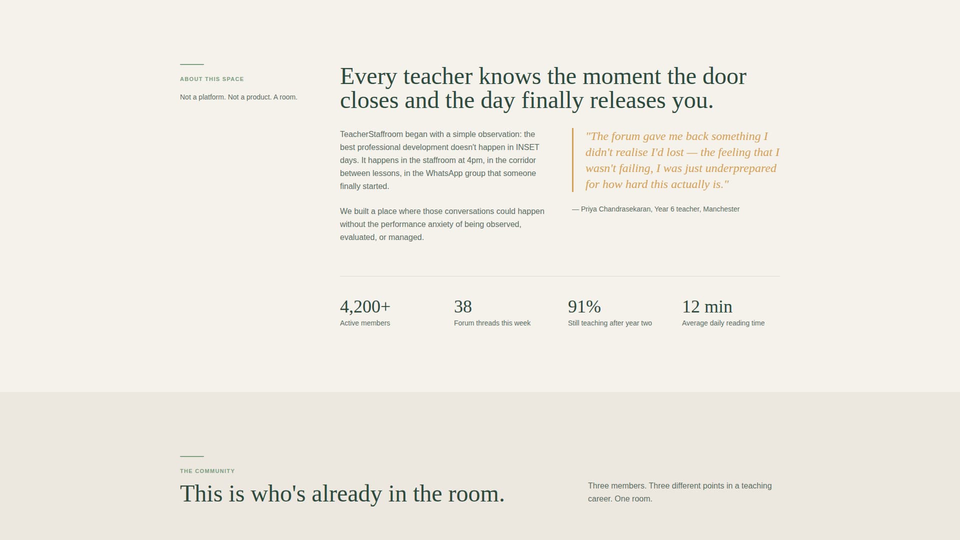 Staffroom - Restorative Educators Landing Page Template