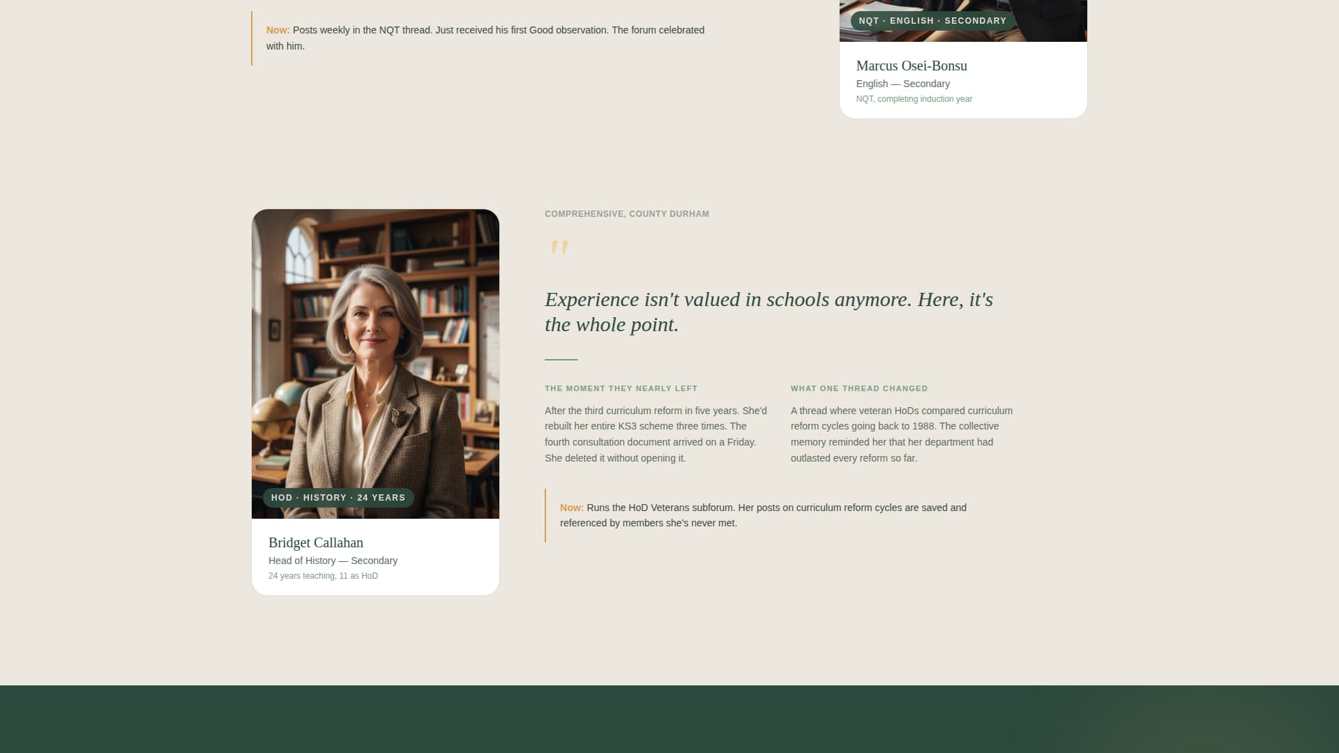 Staffroom - Restorative Educators Landing Page Template