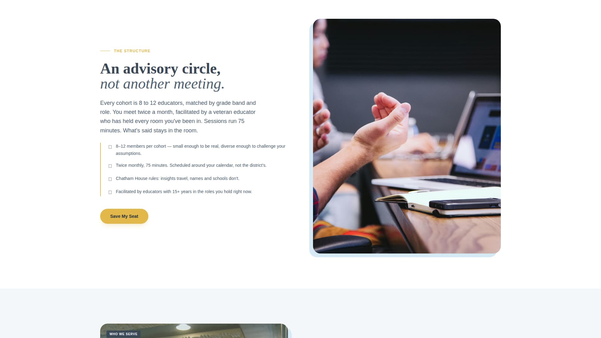 Convene - Inspiring Educators Landing Page Template