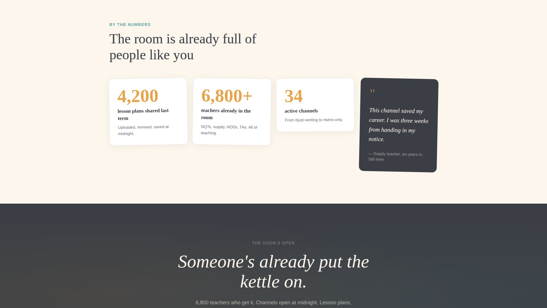 Staffroom - Heartfelt Educators Landing Page Template