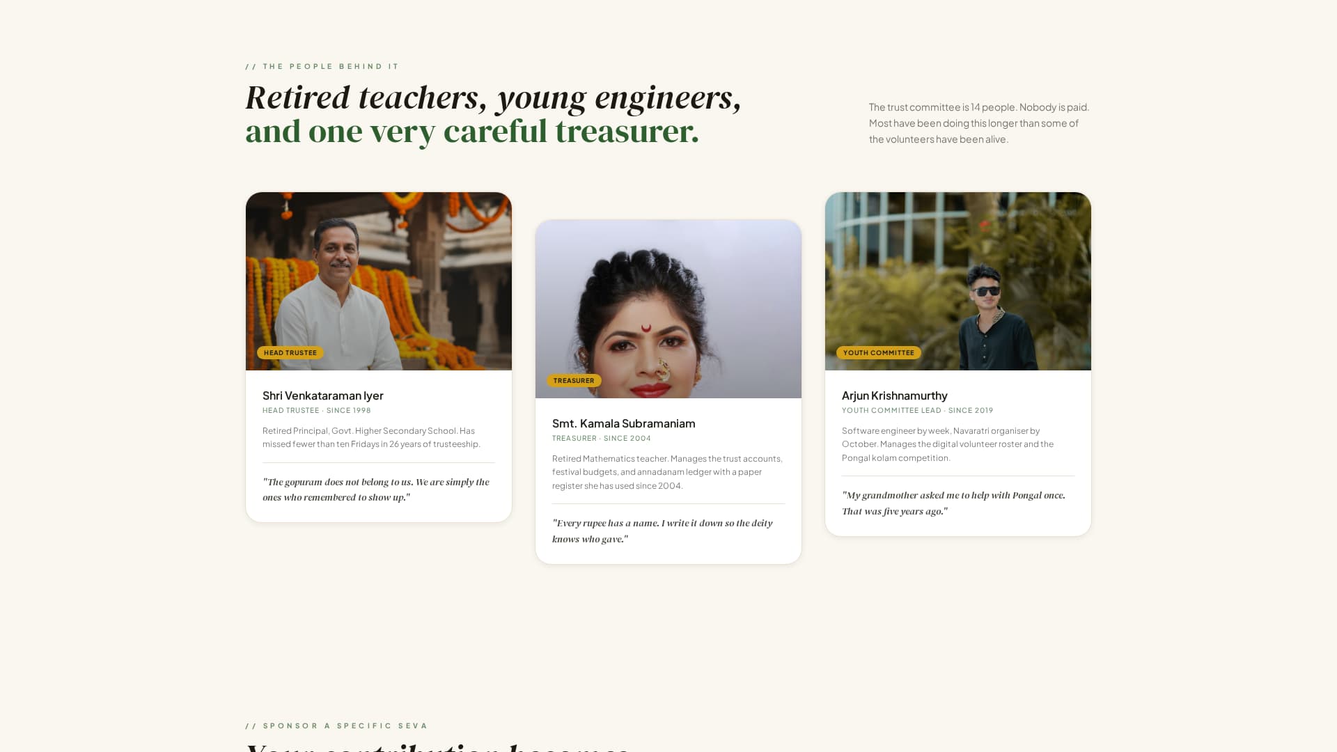 Mandapam - Sacred Temple Landing Page Template