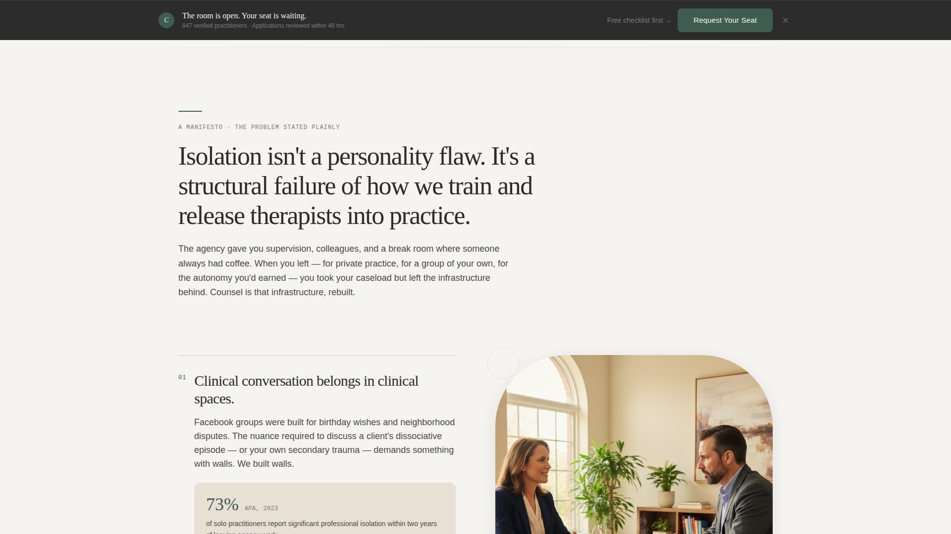 Mindful — Trusted Mental Health Counseling Landing Page Template