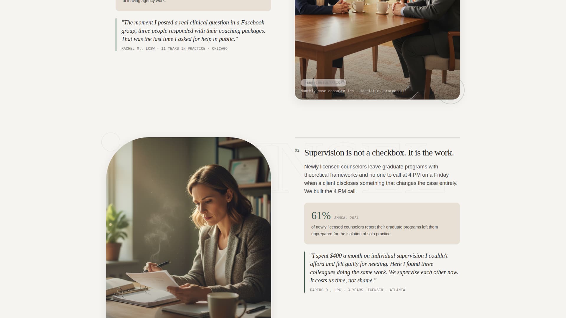 Mindful — Trusted Mental Health Counseling Landing Page Template