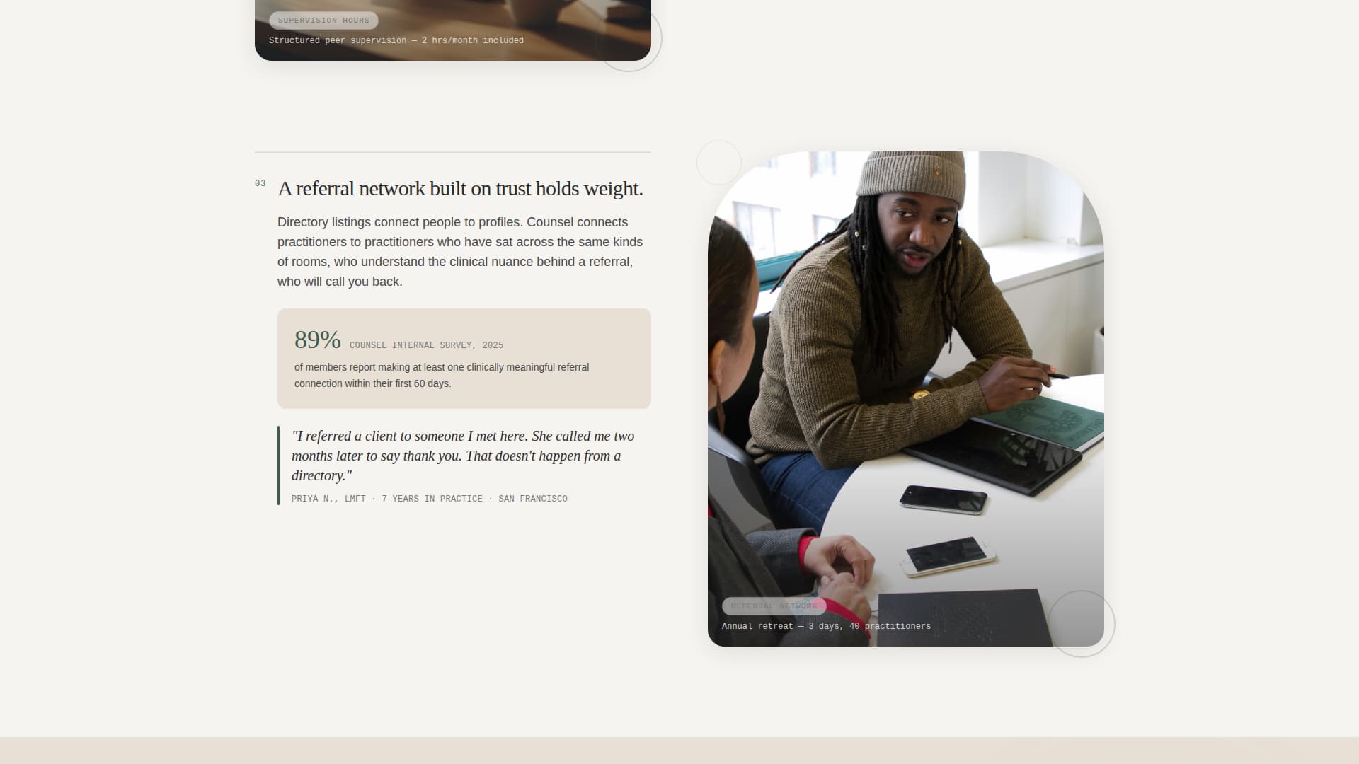 Mindful — Trusted Mental Health Counseling Landing Page Template
