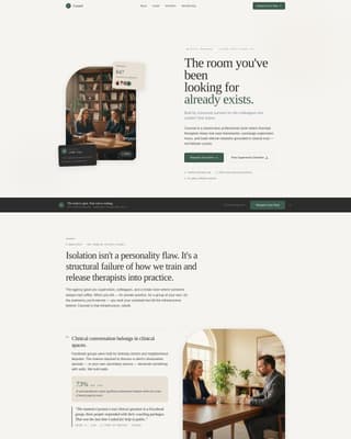 Mindful — Trusted Mental Health Counseling Landing Page Template