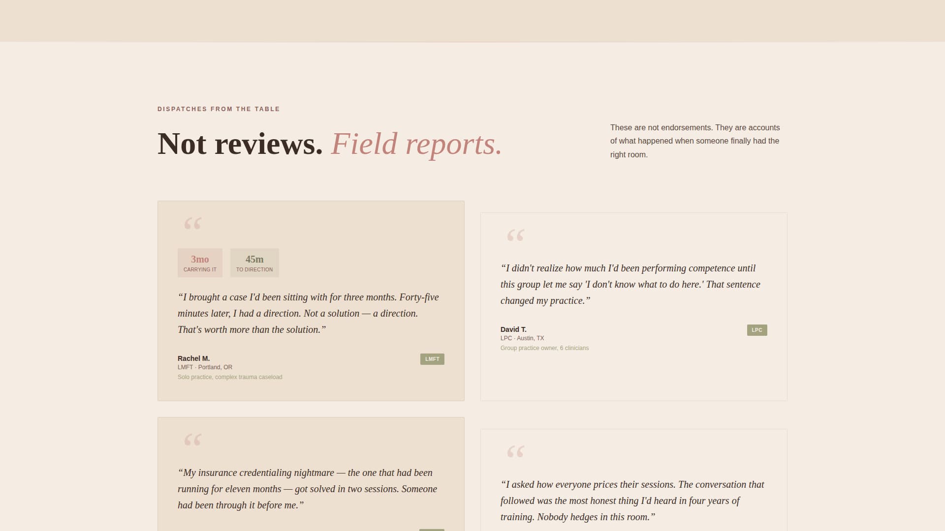 Convene - Empowering Therapists Landing Page Template