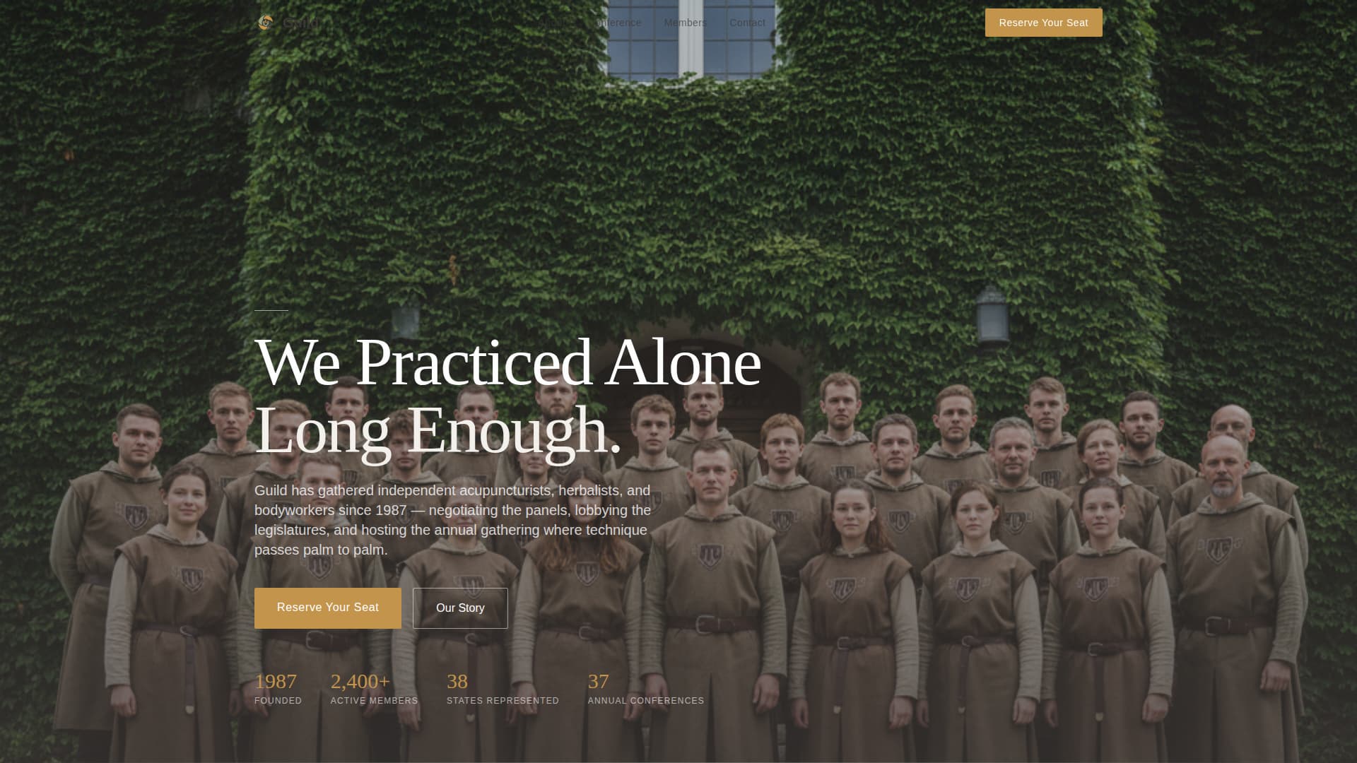 Guild - Healing Holisticpractitioners Landing Page Template