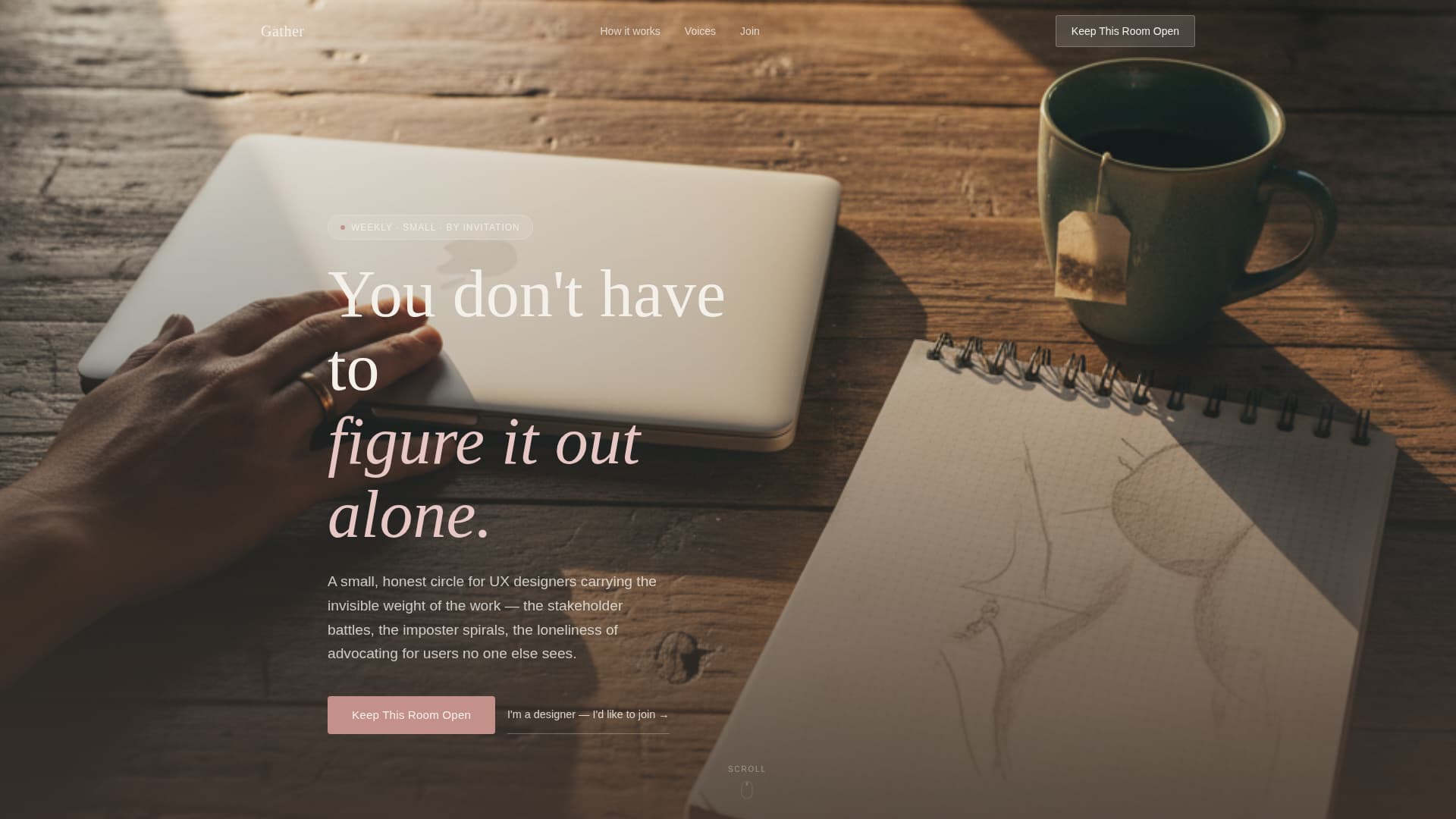 Gather - Healing Community Landing Page Template