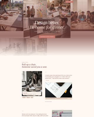 Gather - Vibrant UX Designers Landing Page Template