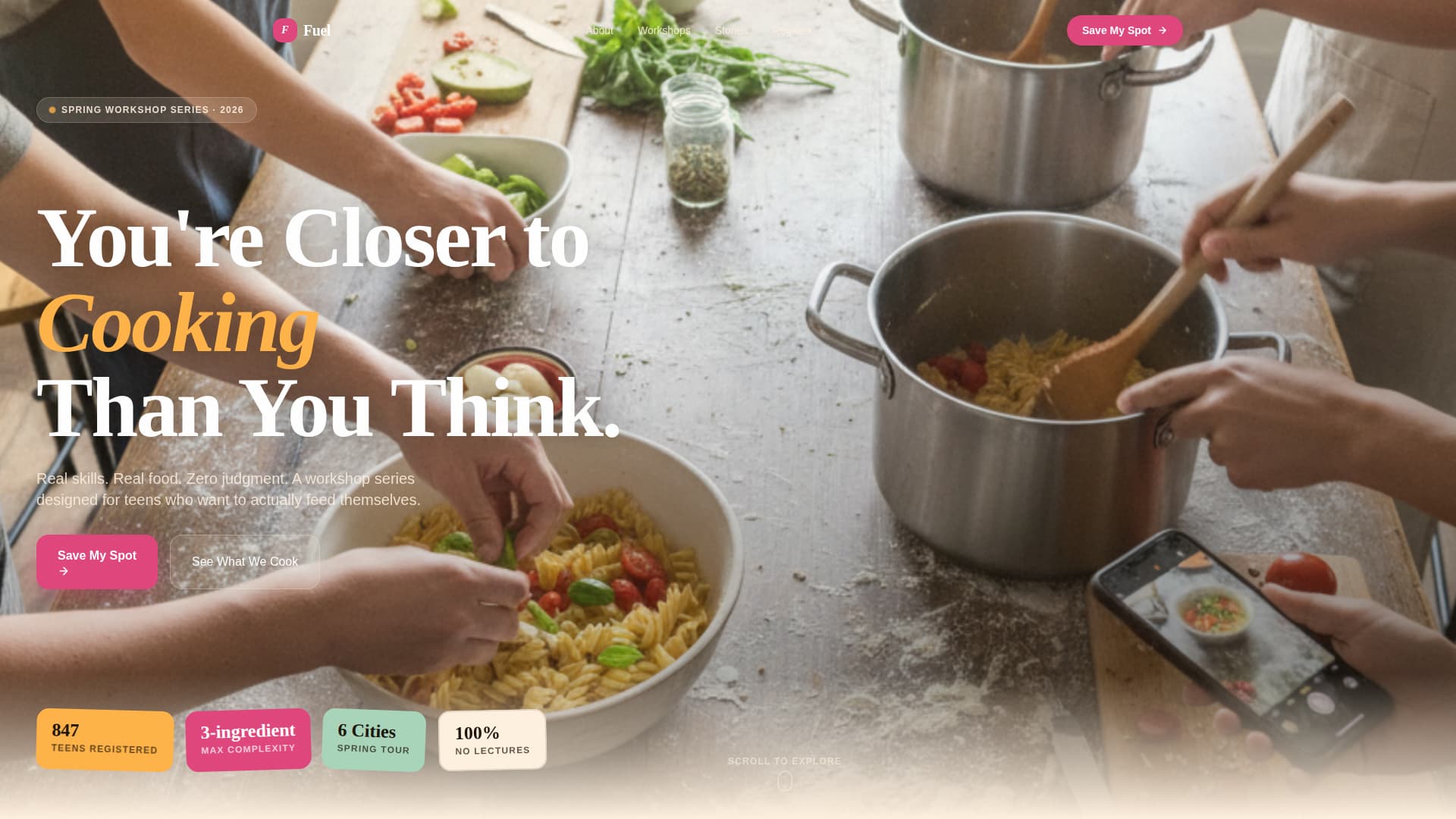Teen (13-18) Products & Professional Website Template