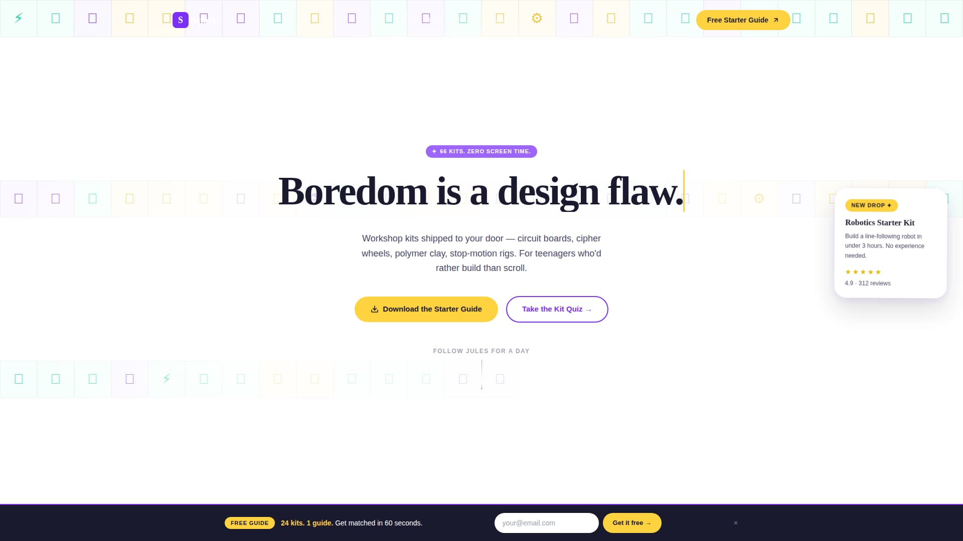 Teen (13-18) Products & Reviews Website Template