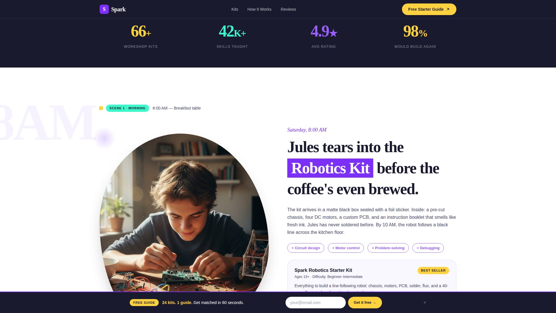 Teen (13-18) Products & Reviews Website Template