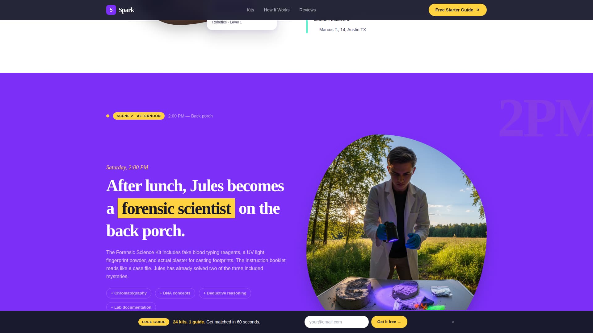 Teen (13-18) Products & Reviews Website Template