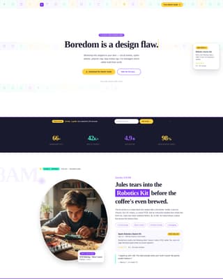 Teen (13-18) Products & Reviews Website Template